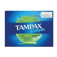 Compact Super Applicator Tampons Box x18 Pack of 6