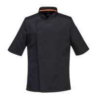 Chef's MeshAir Pro Jacket  Short Sleeve Black 2 Size Extra Small  Regular