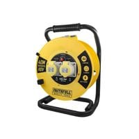 Open Cable Reel 110V 40m 16A 2 Socket (1.5mm Cable)