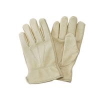 Luxury Leather Water Resistant Gloves for Mens - Size Medium