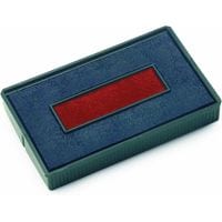 E/4850 Dual Colour Twin Replacement Ink Pad Red/Blue (Blister Pack)