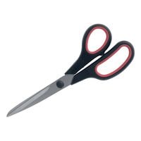 Scissors 210mm with Rubber Handles Stainless Steel Blades Black/Red
