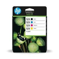 HP 924 Original Ink Cartridge CMYK 4-pack - 6C3Z1NE