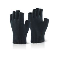 Fingerless Mitts Black - FLM