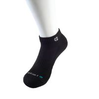 No Show Recycled Sock Black Small - S2305-S