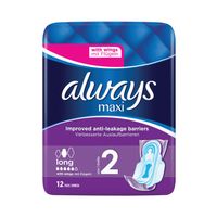 Always Sensitive Long Ultra Sanitary Pads with Wings (Pack of 8) - C000102