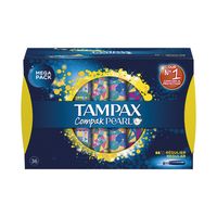 Compak Pearl Tampons Regular Mega Pack Box (Pack of 36) - 76364