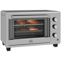 30L Mini Oven with Adjustable Temperature 60 min Time 1600W Silver - 800-167V70SR