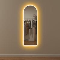 Full Length Wall Mirror with Lights Dimming and 3 Colour Adjustable - 831-886V71CR