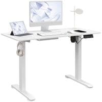 Adjustable Desk Electric Standing Desk for Home Office White - 838-427V70WT