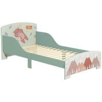 Toddler Bed Frame Kids Bedroom Furniture for Ages 3-6 Years Green - 313-008V00GN