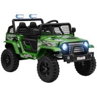 Kids Ride on Car 12V Electric Truck with Suspension Green - 370-354V70GN