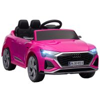 Audi Q8 E-tron Sportback Licensed Kids Electric Car with Remote - Pink - 370-363V70PK