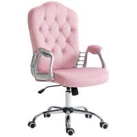 Home Office Chair with Adjustable Height Tilt Function Pink - 921-647V70PK