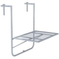 Balcony Hanging Table Wall Mount Adjustable Folding Desk Patio Grey - 84B-862V00GY