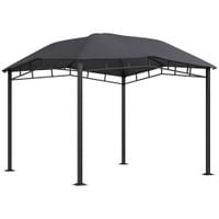 3x3 (m) Outdoor Patio Gazebo Pavilion Canopy Tent Steel Frame Grey - 84C-113V01GY