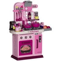 Kids Kitchen with 33 Pieces Light Sound Storage - 350-170V00PK