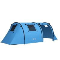 2 Room Camping Family Tent for 3-4 Man 3000mm Waterproof Sky Blue - A20-400V00LB