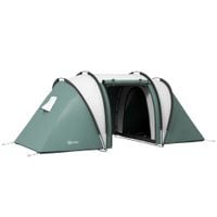 2 Bedroom Camping Tent with Living Area 3000mm Waterproof Green - A20-387V00DG