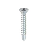 Window Fabrication Screws Countersunk PH Selftapping Selfdrilling Point Zinc - 123Z - Pack of 1000