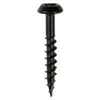 Rainwater Screws Pz Low Profile Pan Exterior Black - 60040CLARBBX