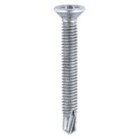 Window Fabrication Screws Countersunk PH Metric Thread Selfdrilling Point Zinc - 155Z - Pack of 500
