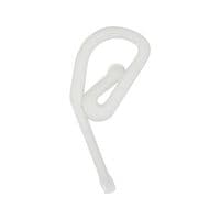 Plastic Curtain Hooks White - CHOOKP - Pack of 35