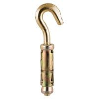 Forged Hooks with Shield Anchors Yellow - 06HOOKB - Pack of 20