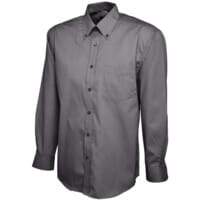 UC701 Long Sleeves Oxford Charcoal Shirts - Size 15.5in