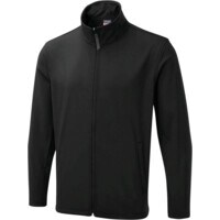UX10 Ux Printable Softshell Black Jackets - Size XL
