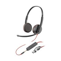 Blackwire 3225 Stereo UC 3.5mm + USB-C/A Headset Bulk - 8X229A6