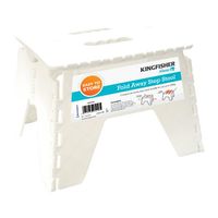Fold Away Step Stool Cream/Off White 21cm
