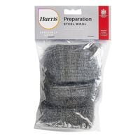 Harris 102064324 Seriously Good Steel Wool, Grey. 3 Grades per Pack