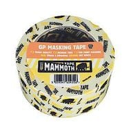 Mammoth General Purpose Trade Quality Masking Tape Off White 50mm x 50M Roll