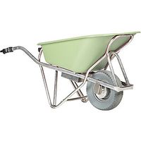 Profi-max Electric Wheelbarrow 90L HDPE Tray Green