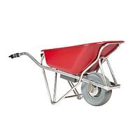 Profi-Max Electric Wheelbarrow 90L HDPE Tray Red