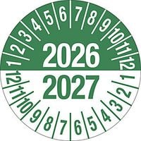Test Placard Multiple Years Green Document Film 35mm Pack of 10 2026/2027