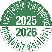 Test Placard Multiple Years Green Document Film 35mm Pack of 10 2025/2026