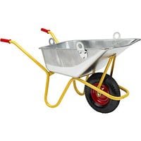 Bc 1100 Heavy Duty Wheelbarrow Pneumatic Tyres with Lifting Eyelets LxW 1310 x 605mm