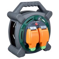2 Socket 20m Outdoor Weatherproof Cable Reel Extension Lead