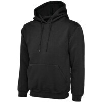 UC502 Classic Hooded Sweatshirt Black Size Extra Small