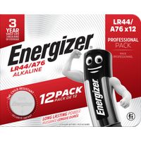 Alkaline LR44 Coin Cell Pack of 12