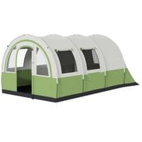 Camping Tent, 3000mm Waterproof Family Tent for 5-6 Man - Green