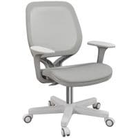 Office Chair, 360 Swivel Desk Chair with Security Wheels - Grey
