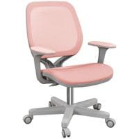 Office Chair, 360 Swivel Desk Chair with Security Wheels - Pink