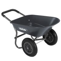 78L Poly Wheelbarrow with Twin Pneumatic Wheels