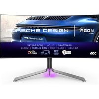 Porsche 34in 3440 x 1440 Pixels Wide Quad HD Qd-oled HDMI DisplayPort USB-C Curved Gaming Monitor