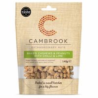 Baked Cashews & Peanuts with Chilli & Lime - Pack of 10