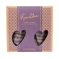 Luxury Chocolate Coated Sweet Biscuit Twin Selection Gift Box
