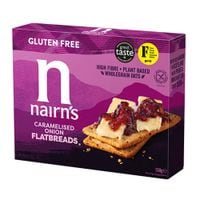 Gluten Free Caramelised Onion Flatbreads - Pack of 6